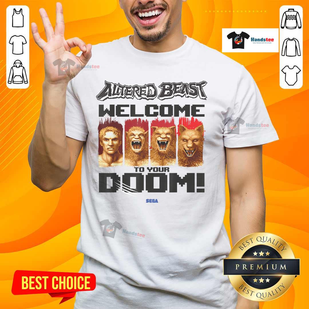 Awesome Altered Beast Welcome To Your Doom Sega Video Game T Shirt Awesome Altered Beast Welcome To Your Doom Sega Video Game T-Shirt featuring retro graphics and bold colors.