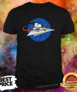 Awesome Cute Snoopy Space Voyager T-Shirt