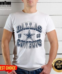 Awesome Dallas Cowboys Field Arched Wordmark T-Shirt in navy blue, showcasing the iconic team logo and stylish design.
