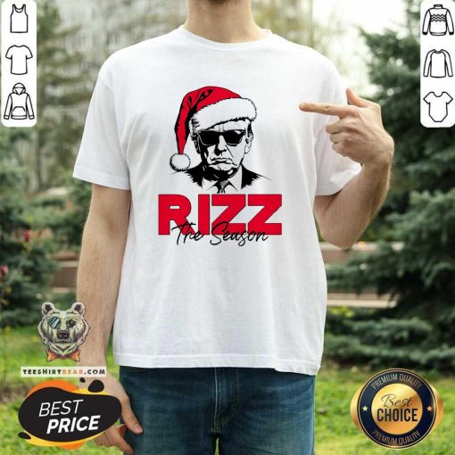 Awesome Donald Trump Rizz The Season Christmas T-Shirt