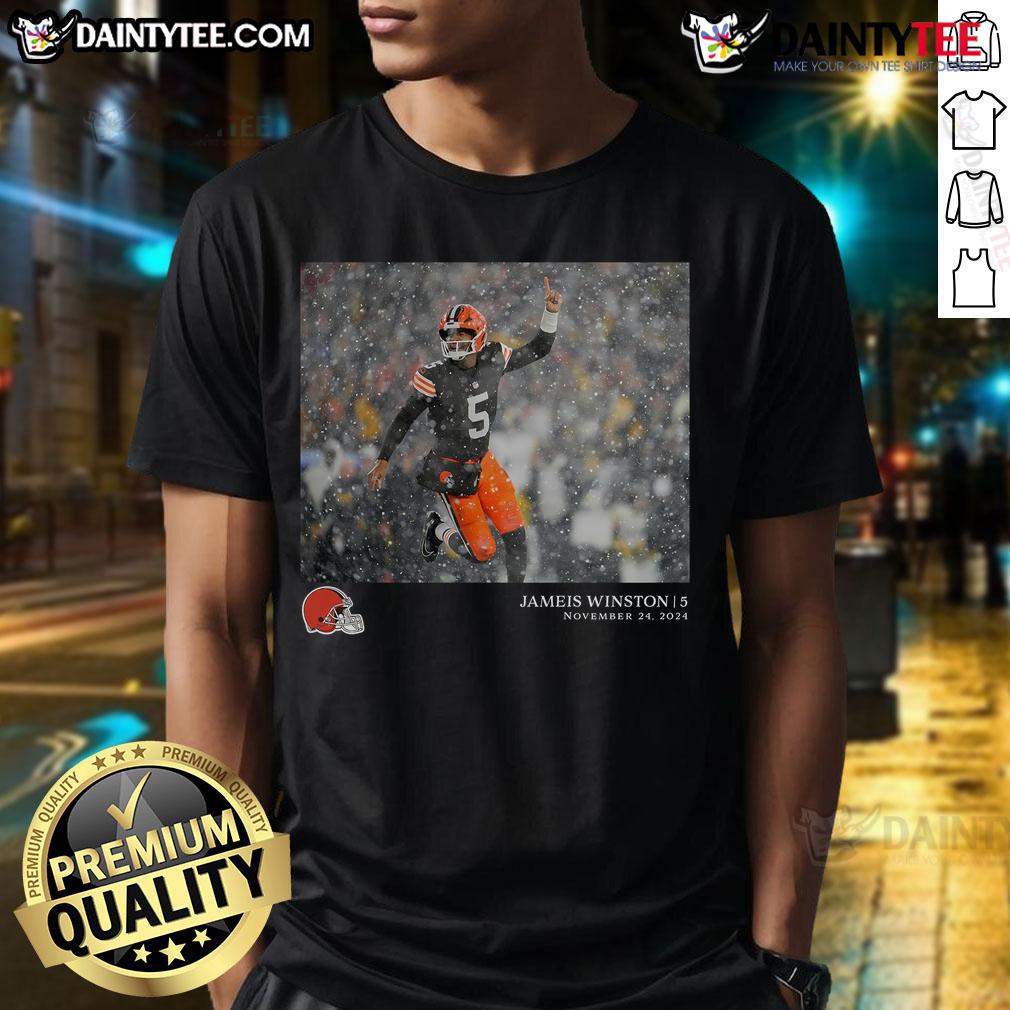 Awesome Jameis Winston Cleveland Browns Nfl Flash Features Week 12 T Shirt Awesome Jameis Winston Cleveland Browns NFL Flash Features Week 12 T-Shirt showcasing team colors and logo.