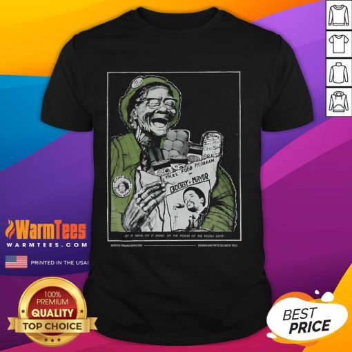 Alt Text: Awesome Let It Shine Bobby Major T-Shirt featuring vibrant design and comfortable fit, perfect for fans of inspirational fashion.