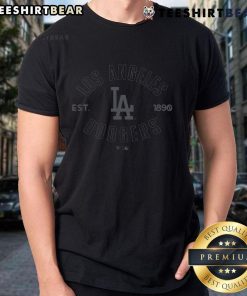 Awesome Los Angeles Dodgers Est 1890 T-shirt featuring classic team logo and vintage design for fans.
