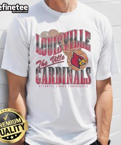 Alt Text: Awesome Louisville Cardinals Baller Bounce T-Shirt featuring vibrant team colors and stylish design for fans.
