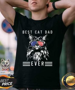 Awesome Maine Coon Cat Best Cat Dad Ever Funny Cat Maine Coon T-Shirt