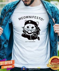 Awesome Meownifesto Cat Guevara T-Shirt