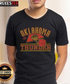 Awesome Oklahoma City Thunder T-Shirt featuring bold logo and vibrant colors, perfect for fans and game day attire.