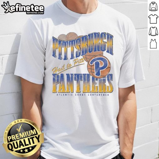 Awesome Pittsburgh Panthers Baller Bounce T-Shirt featuring team colors and logo, perfect for fans and game day wear.