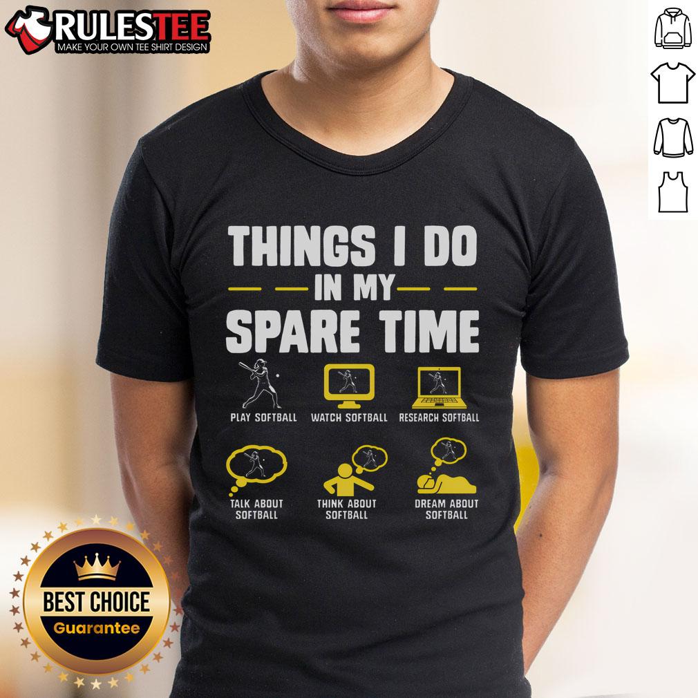 Awesome Softball Things I Do In My Spare Time Softball Lover T Shirt Awesome Softball Things I Do In My Spare Time Softball Lover T-Shirt featuring a fun softball graphic and vibrant colors.