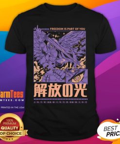 Awesome Warrior Angel Freedom Is Part Of You T-Shirt