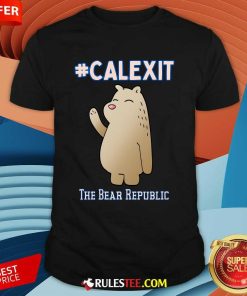 Cute California Secession Calexit Bear Republic T-Shirt