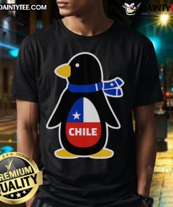 Cute Chile Penguin T-Shirt featuring an adorable penguin design, perfect for animal lovers and casual wear.
