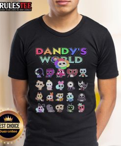 Alt Text: Cute Dandy's World Christmas T-Shirt featuring festive designs, perfect for holiday celebrations and seasonal fun.