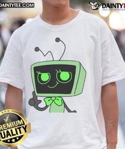 Alt Text: Cute Dandy's World Vee T-Shirt featuring vibrant colors and playful design, perfect for casual wear.