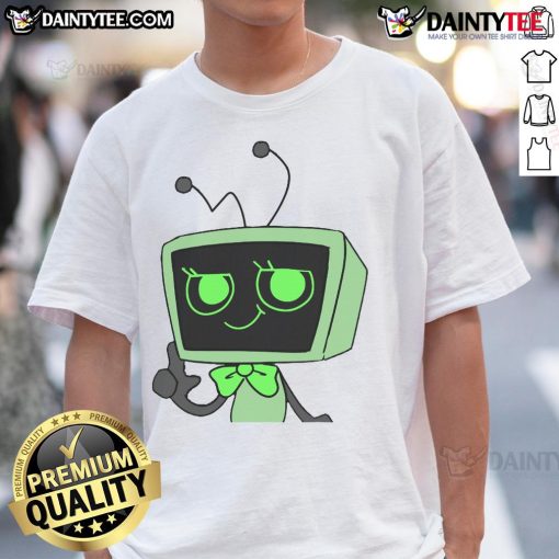 Alt Text: Cute Dandy's World Vee T-Shirt featuring vibrant colors and playful design, perfect for casual wear.