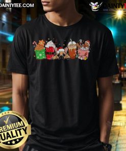 Adorable French Bulldog graphic on a Christmas T-shirt for Frenchie mom and dad, perfect for festive holiday celebrations.