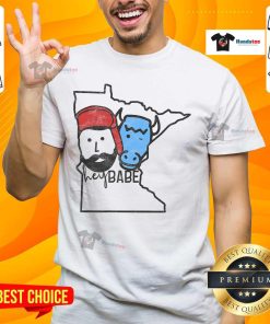 Cute Minnesota Babe Ox Paul Bunyan T-Shirt featuring a vibrant design celebrating Minnesota folklore.