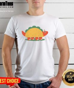 Cute Stacosaurus Stegosaurus Taco T-Shirt