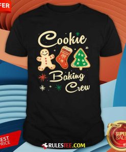 Cute The Christmas Cookie Baking Crew T-Shirt