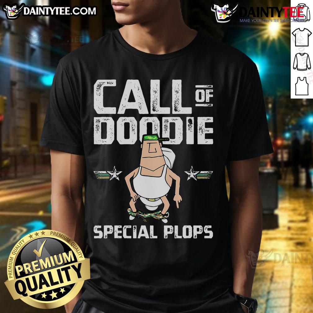 Funny Call Of Doodie Special Plops Gamer Call Of Duty Player T Shirt Funny Call Of Doodie Special Plops T-Shirt for gamers, featuring humorous graphics and playful design for Call Of Duty fans.