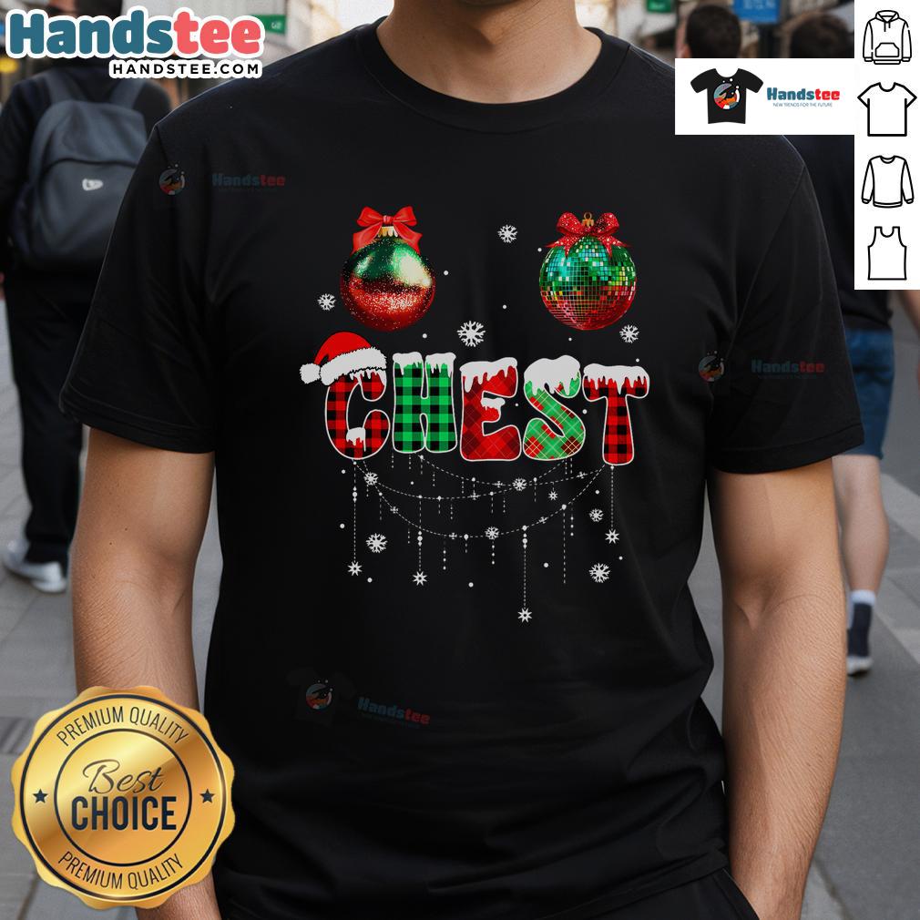 Funny Chest Nuts Matching Chestnuts Christmas Couples T Shirt Funny Chest Nuts Matching Chestnuts Christmas Couples T-Shirt featuring playful design for festive holiday spirit.