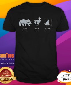 Funny Dead Dead Maybe Cat T-Shirt featuring a quirky cat graphic, perfect for cat lovers with a sense of humor.