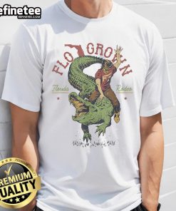 Funny Flo Grown Florida Rodeo T-Shirt featuring a playful design perfect for rodeo enthusiasts and Florida fans.