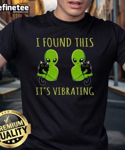 Alt Text: Funny vibrating alien cat T-Shirt design featuring a quirky cat in an astronaut suit, perfect for cat lovers.