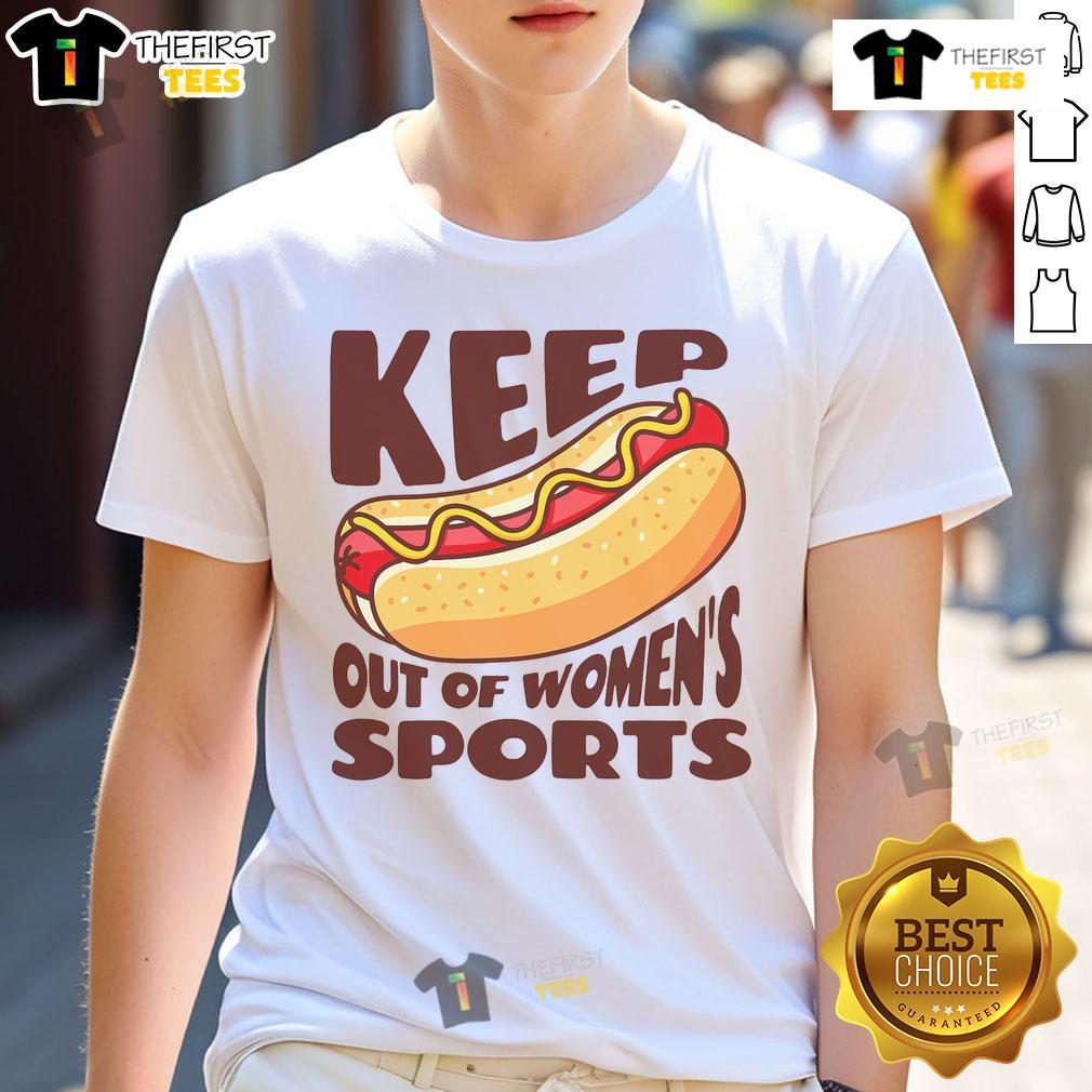 Funny Keep Hot Dogs Out Of Sports Trump Fans T Shirt Funny Keep Hot Dogs Out Of Sports Trump Fans T-Shirt featuring humorous graphics for sports and Trump enthusiasts.