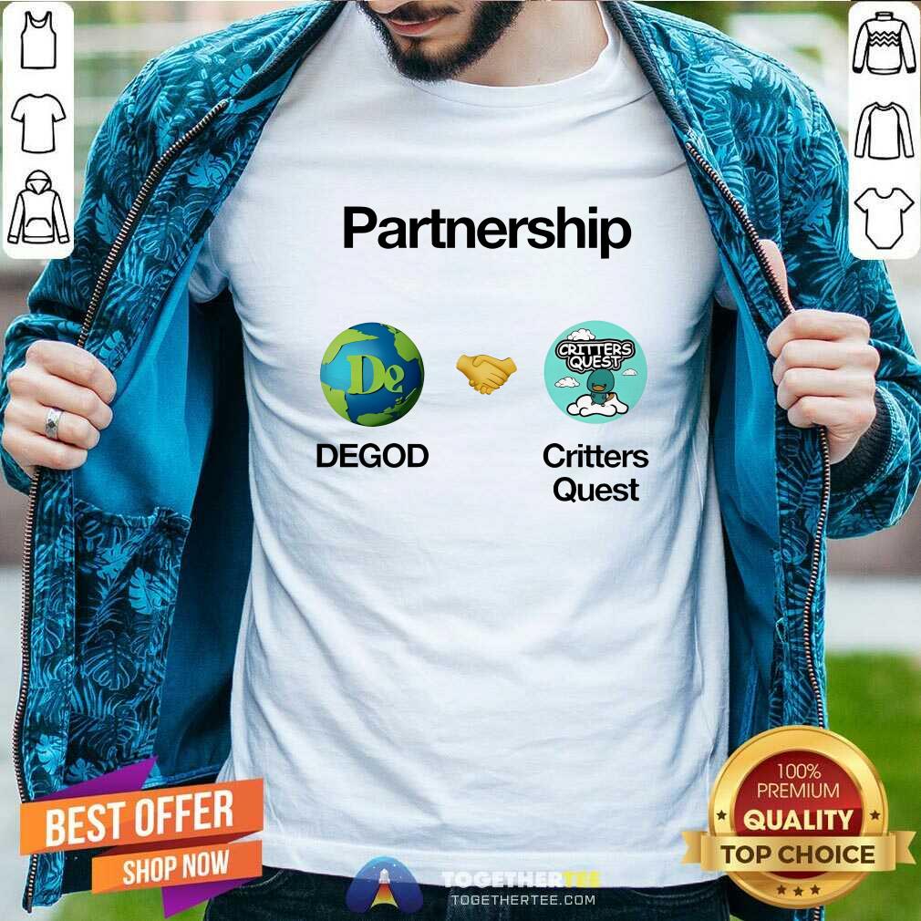 Shirt Funny Partnership Degod Critters Quest T-Shirt