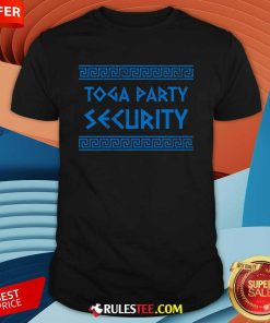 Funny Toga Party Security Ancient Greek Party Costume T-Shirt