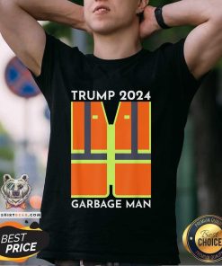 Funny Trump 2024 Garbage Man Garbage Patriots Support T-Shirt