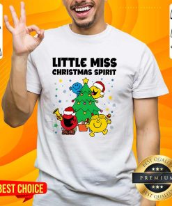 Good Best Little Miss Christmas Spirit Teacher T-Shirt