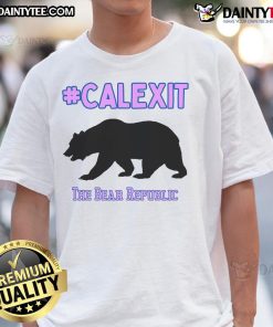 Good California Secession Calexit Bear Republic T-Shirt featuring a bold graphic of the California bear and secession slogan.
