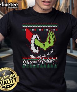 Good Christmas Buon Natale T-Shirt featuring an Italian family celebrating Christmas with pride in Italy.