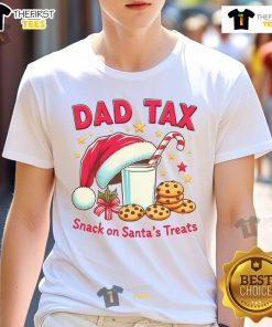 Good Dad Tax Christmas Humor T-Shirt for Dads - Fun holiday apparel featuring festive graphics and a playful message.