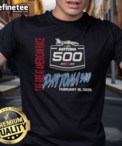 Good Daytona 500 Side Arm T-Shirt featuring vibrant graphics and a comfortable fit, perfect for race fans.