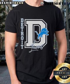 Alt Text: Good Detroit Lions They Not Like Us Logo T-Shirt featuring bold graphics for passionate fans of the Lions.