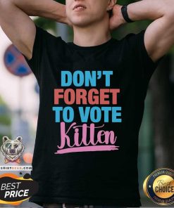 Good Don't Forget To Vote Kitten T-Shirt