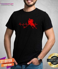 Good Hockey Heartbeat T-Shirt
