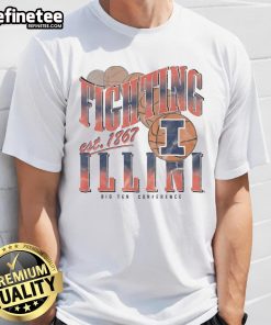Alt Text: Good Illinois Fighting Illini Baller Bounce T-Shirt showcasing vibrant team colors and bold graphic design.