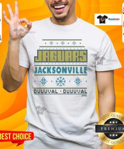 Good Jacksonville Jaguars Holiday T-Shirt featuring festive design and team logo for fans celebrating the season.