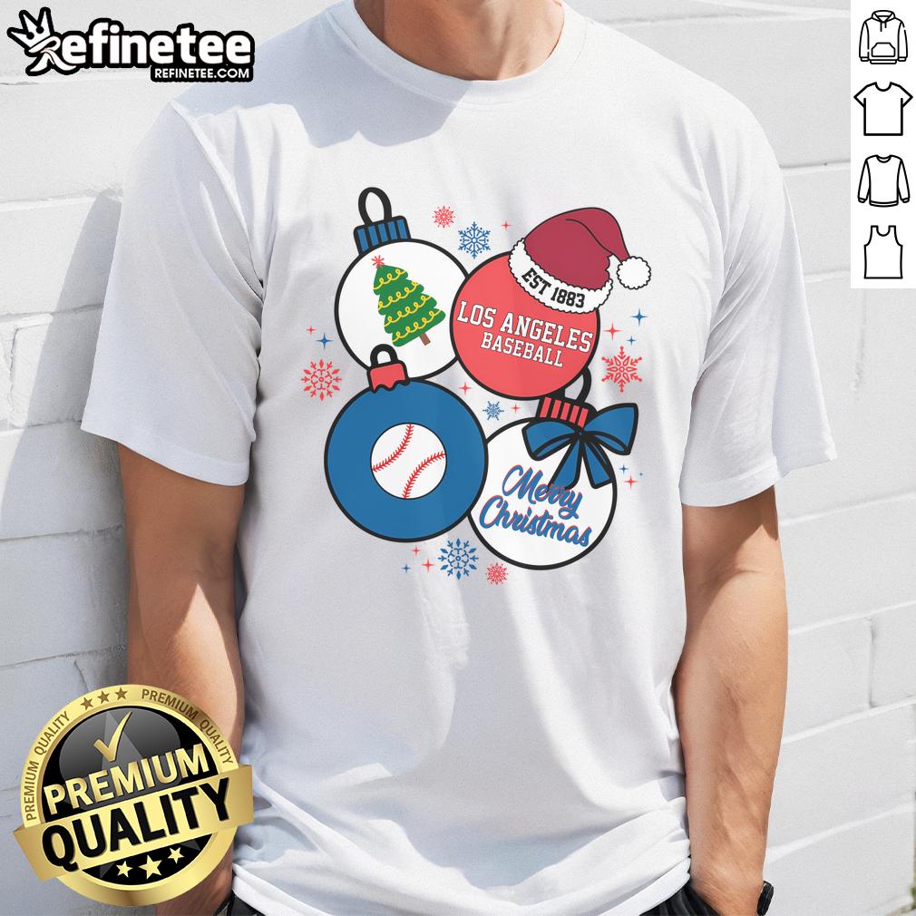 Good Merry Christmas Los Angles Baseball Est 1883 T Shirt Good Merry Christmas Los Angeles Baseball Est 1883 T-Shirt featuring festive design and vibrant colors for holiday cheer.