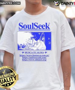 Good Soul Seek Busca Tu Alma T-Shirt featuring a stylish design for spiritual seekers and fashion enthusiasts.