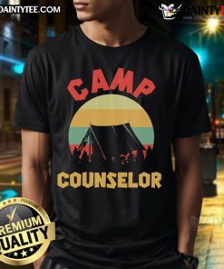 Good Summer Camp Counselor Director Camper T-Shirt featuring vibrant graphics perfect for camp enthusiasts and staff.
