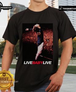 Hot Alternative Live Baby Live T-Shirt featuring vibrant graphics and a stylish design for music lovers and fans.