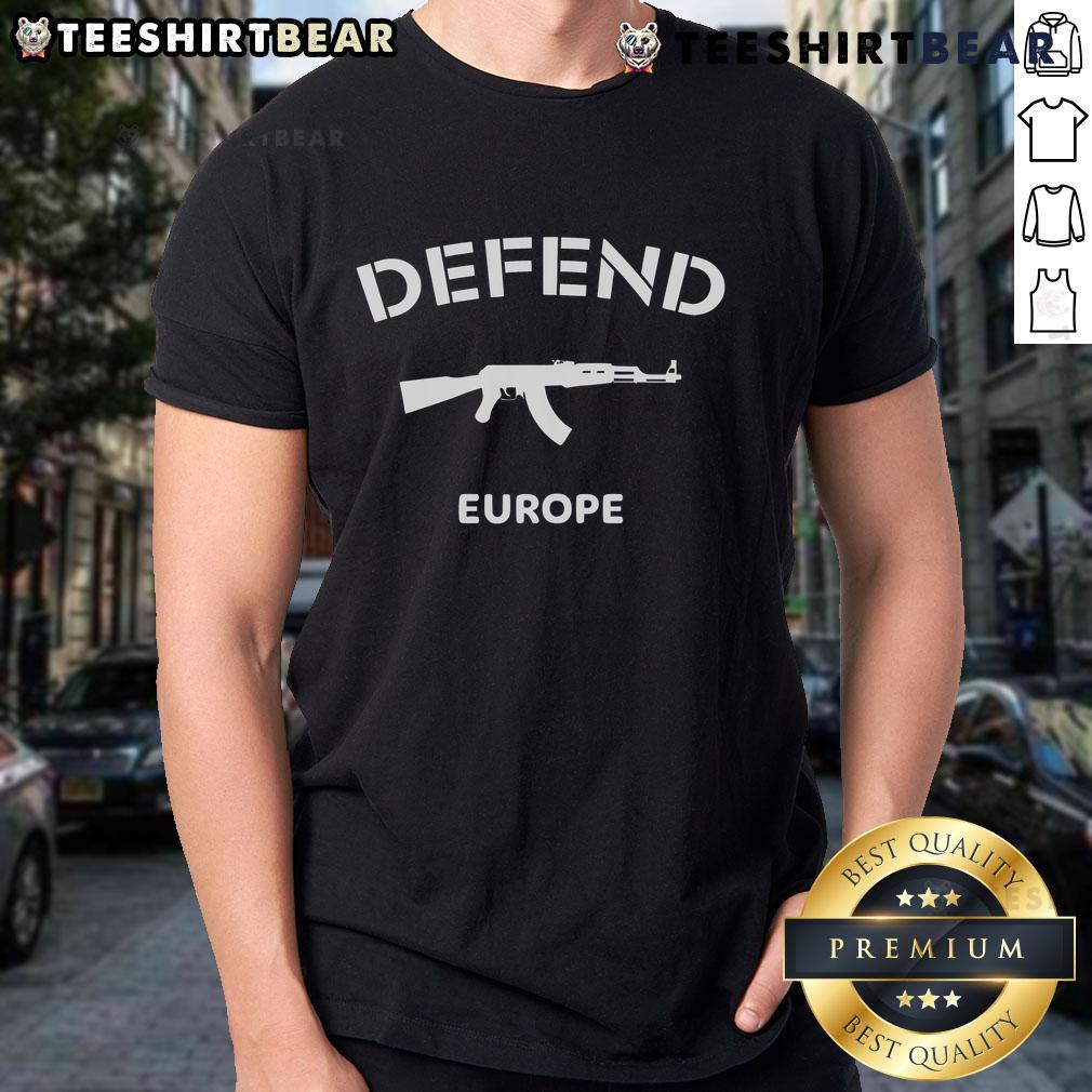 Hot Defend Europe Akm T Shirt Hot Defend Europe AKM T-shirt featuring bold graphics and a stylish design for passionate supporters.
