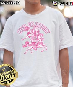 Hot Disco Party Pony Club T-Shirt featuring a cowgirl dancing in Western style, perfect for dance enthusiasts.