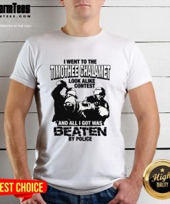 Hot I Went To The Timothee Chalamet Look Alike Contest T-Shirt