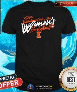 Hot Illinois Women's Basketball Net T-Shirt